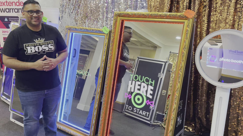 Load and play video in Gallery viewer, Mirror 2 Photo Booth - 65 Inch
