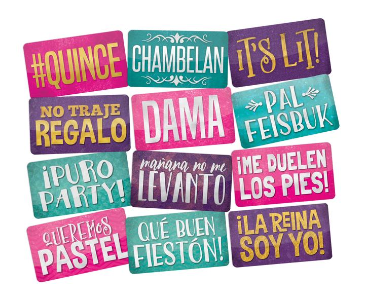 Load image into Gallery viewer, Quinceanera Props in Spanish