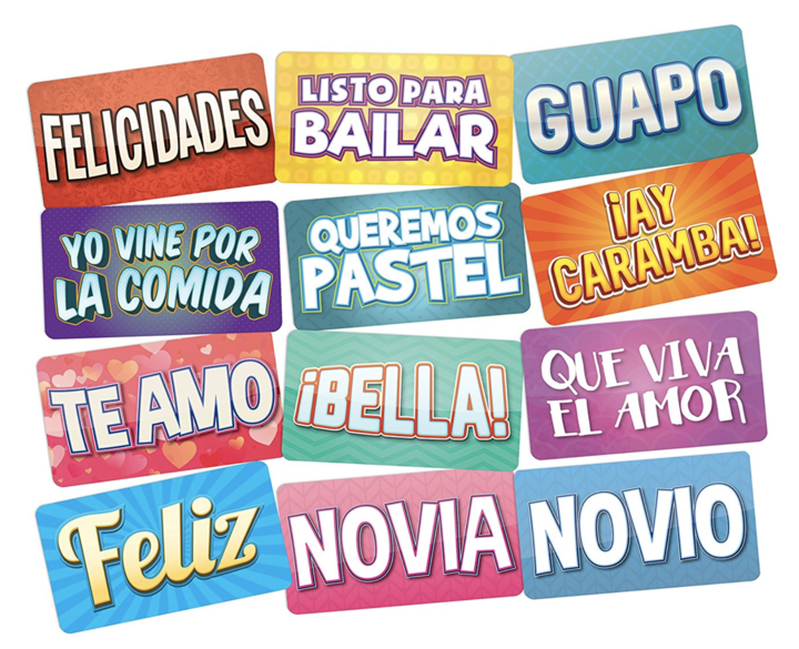 Load image into Gallery viewer, Spanish Prop Set, 6 Pieces, Doublesided