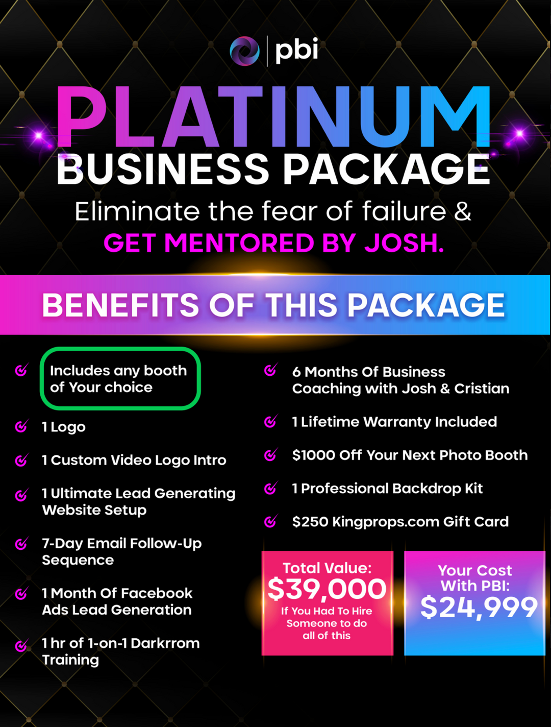 The PBI Platinum Business Package