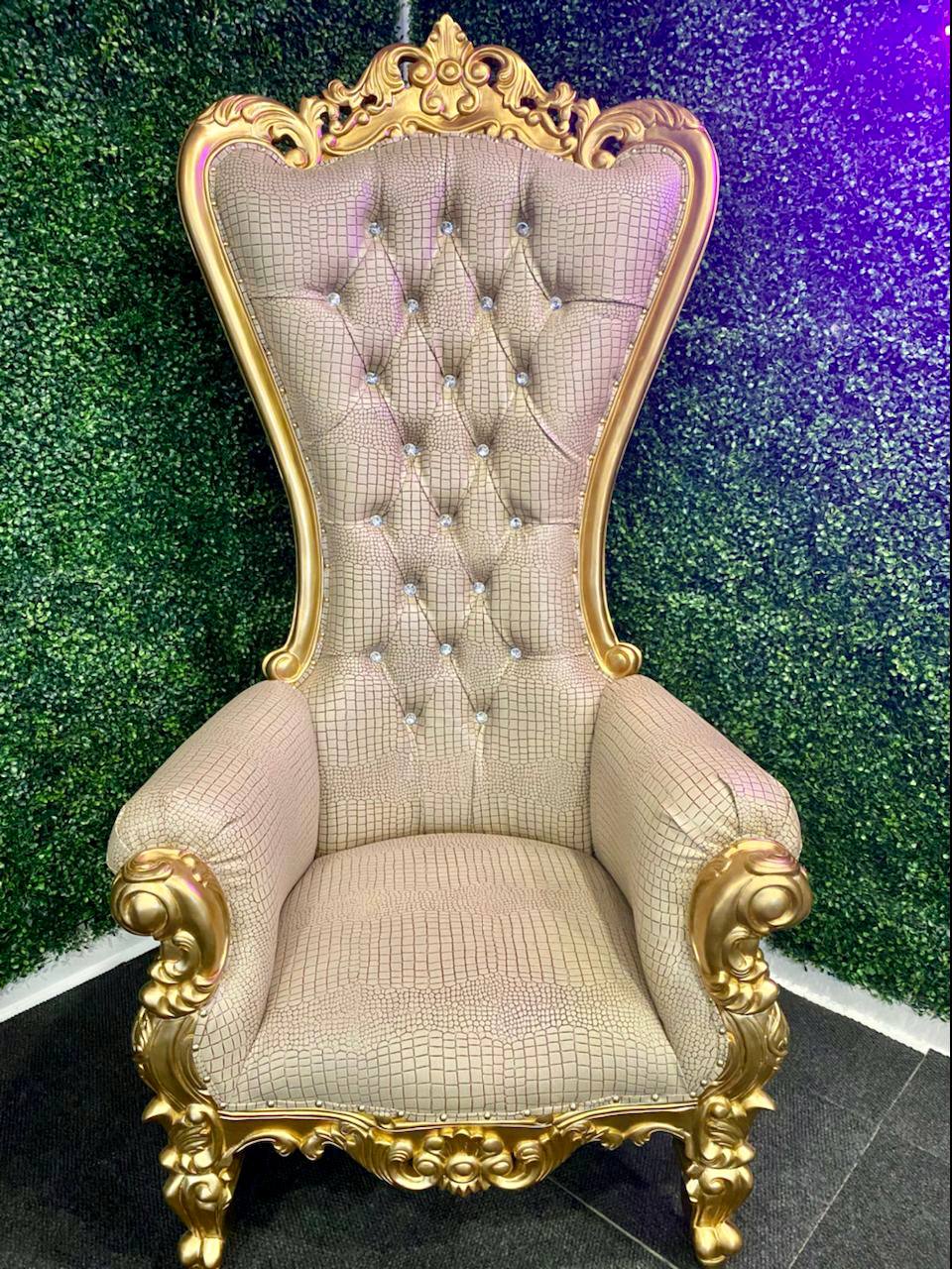  Queen Throne Chair