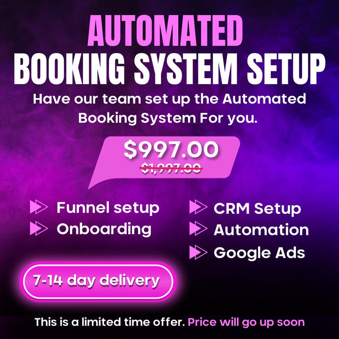 Automated Booking System Setup