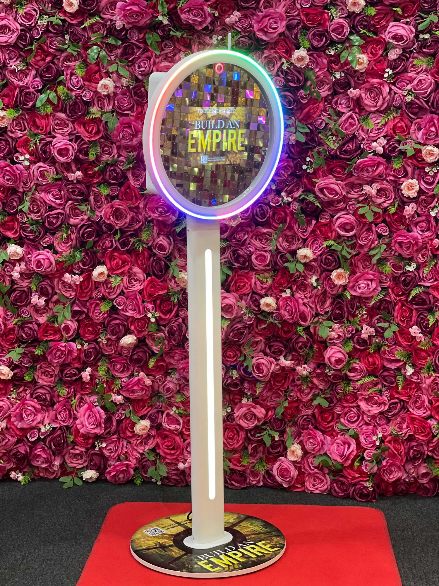 Led Ring Pattern Photo Booth Cloee Photo Booth | Best Ring Light Photo Booth – PBI Shop By Photo ...