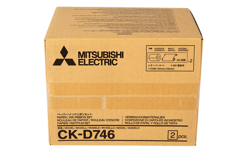 Load image into Gallery viewer, Mitsubishi CP-D90DW 4 x 6 Media Kit - 400 prints total
